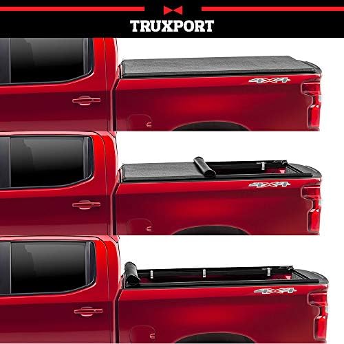 TruXedo TruXport Puha, Roll-Up, Kamion Ágy Tonneau Borító | 297301 | Illik - 2023 Nissan Titan w/o Track Rendszer 5' 7 Ágy