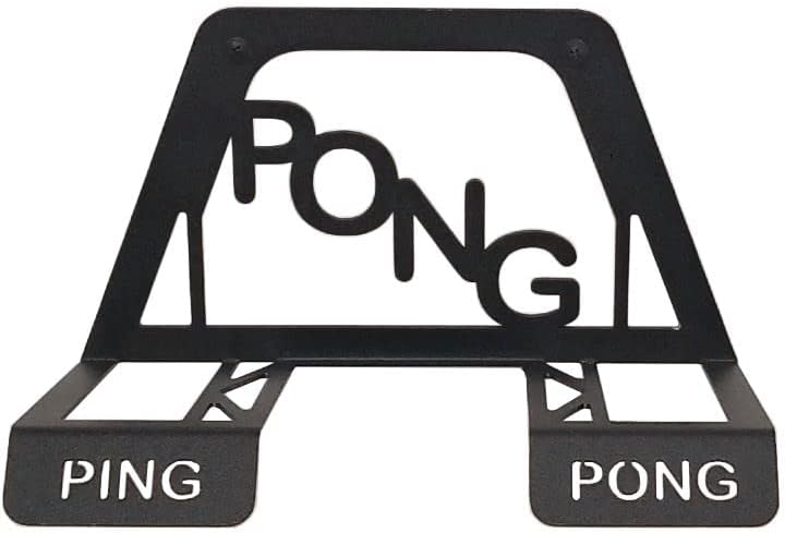 Rhino Rack Elit Ping-Pong & asztalitenisz Tároló Állvány, Nehéz - Os Acél Fali Fogas, Tartsa 6 Golyó Tappancsokat, Hardver