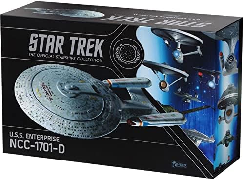 Hős Gyűjtő Eaglemoss uss Enterprise NCC-1701-D Gyűjtői XL Kiadás | Star Trek Hivatalos Csillaghajók Gyűjtemény | Modell Replika