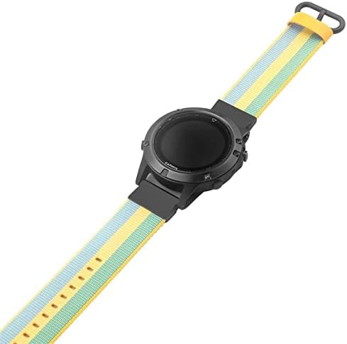 GHFHSG 22MM gyorskioldó Nylon Watchband Szíj, A Garmin Fenix 6X 6 Pro Smartwatch Easyfit Csukló Zenekar Fenix 5X 5 Plusz 935 S60 Quatix5