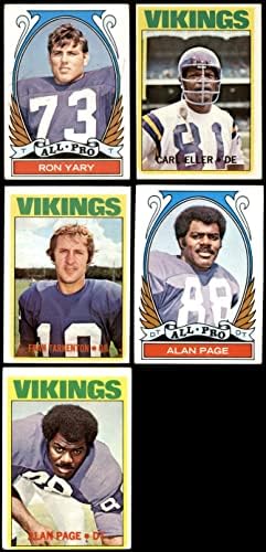 1972 Topps Minnesota Vikings Csapata Meghatározott Minnesota Vikings (Set) VG/EX Vikingek