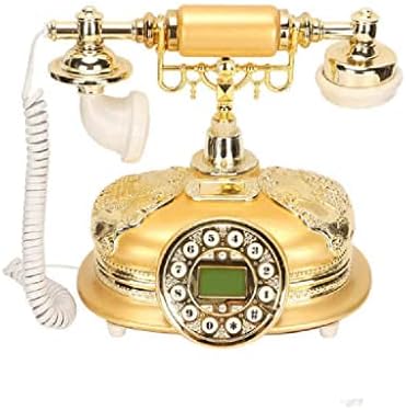 LHLLHL Antik Telefon, Vezetékes Vezetékes Otthoni Telefon Vintage, Klasszikus Kerámia Otthoni Antik Home Office LCD Kijelző Hívófél-AZONOSÍTÓ