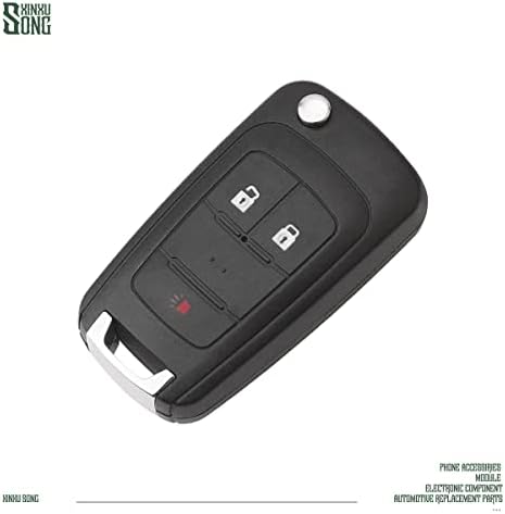 XINXUSONG Autós kulcstartó OHT01060512 Kulcsnélküli a beléptetést Távoli Járművek Cseréje 3 Gomb Kompatibilis 20873621 20873623