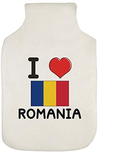 Azeeda 'Szeretem Románia Meleg Víz Üveg Fedelét (HW00025370)