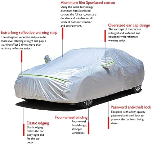KEYOOG 6-réteg Teljes Autó terjed ki Minden időjárás Vízálló, Univerzális, Minden Évszakban, Hó Megelőzés, Esővédő, Sav Esővédő,