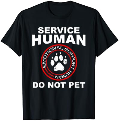 A Szolgáltatás Emberi Tshirt Vicces Kutya Tulajdonosa Érzelmi Támogatást, Emberi