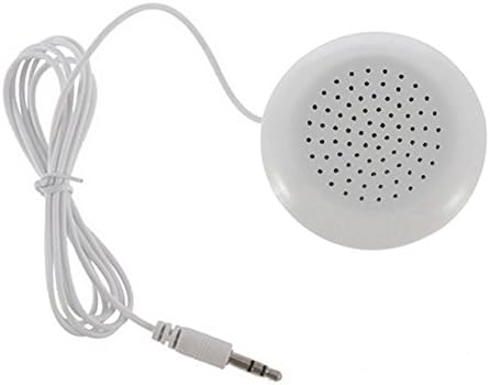 Párnacsata Hangszóró, Hordozható Fehér 3,5 mm-es Mini Párna Hangszóró MP3 MP4 Lejátszó, iPhone, iPod Touch, CD-Rádió