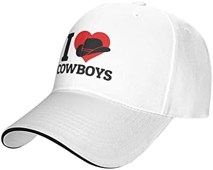 Imádom a Cowboyok Baseball Sapka Állítható Alkalmi Apa Kalapját a Férfiak a Nők Napot Kap