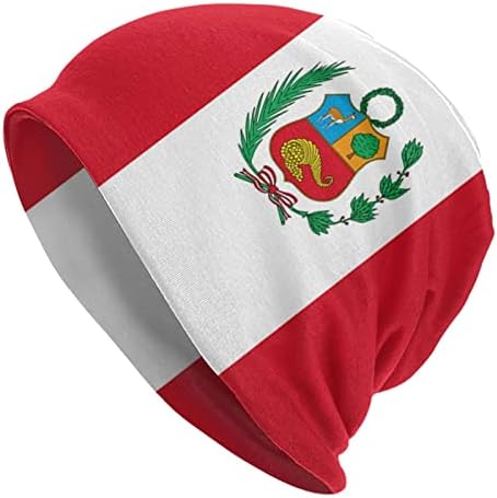 EIEIWAI Peru Zászló Perui Meleg Kötött Sapka Férfi Női Téli Sapka Felnőtt Alkalmi Beanie