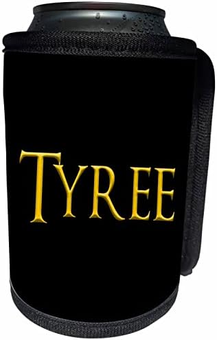 3dRose Tyree közös kisfiú neve az USA-ban. Sárga. - Lehet Hűvösebb Üveg Wrap (cc-364524-1)