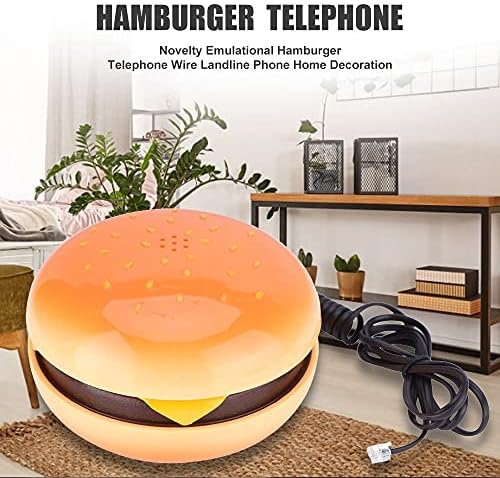 UXZDX CUJUX Emulational Hamburger Telefon Vezeték Vezetékes Telefon, Otthoni Dekoráció Telefon Vezeték