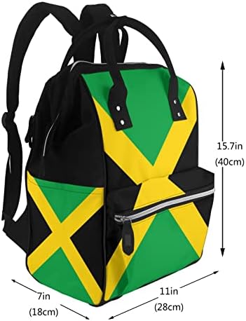 Pelenka Változó Hátizsákok Anya Jamaikai-Zászló-Büszkeség Utazási Bookbag Pelenka Táskák Hátizsák