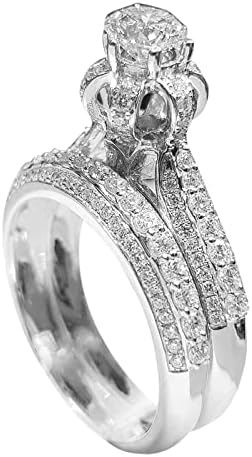 Esküvő & Eljegyzési Gyűrűk RingCan -kle Nap Női Gyűrű Rózsa Diamond Luxus Gyűrű Gyémánt Gyűrű Valentin