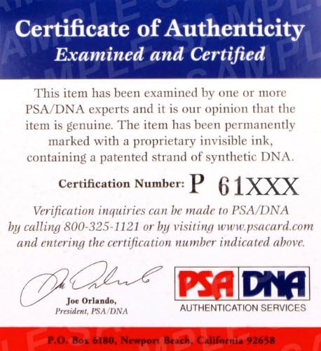 Fetzer jános Tigrisek Tulajdonos írta alá 3x5 Index Kártya PSA/DNS Asztalon auto - MLB Vágott Aláírás