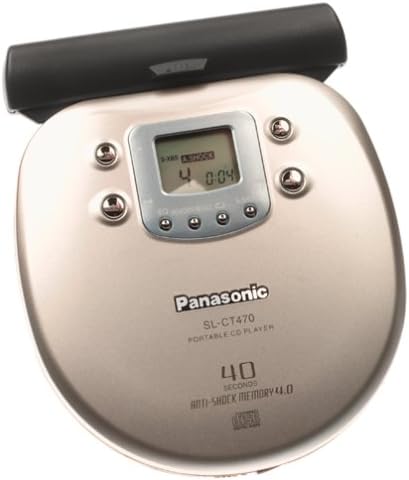 Panasonic SLCT470 Szuper Kompakt CD Lejátszó, 40 Másodperc Anti-shock (Megszűnt Gyártó által)
