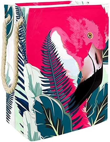 Inhomer Flamingo Állati Nagy Szennyesben Vízálló, Összehajtható Szennyestartót Kosara, Ruházat, Játék Szervező, lakberendezés Hálószoba Fürdőszoba
