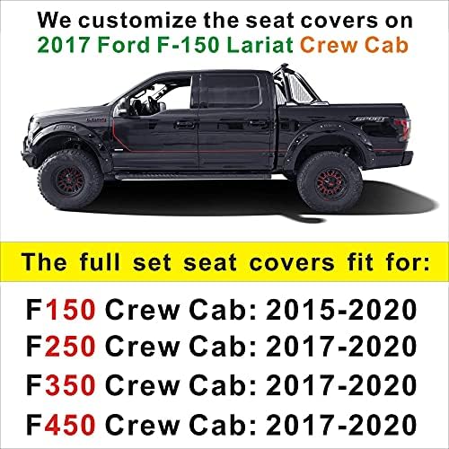 LUCKYMAN KLUB Pickup üléshuzatok alkalmas Ford F150 Crew Cab 2015-től 2020-ig pedig alkalmas F250 F350 F450 Crew Cab 2017-től