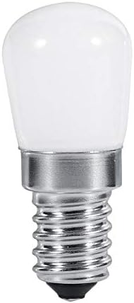 Qiterr 110V/220V Hűtőszekrény Izzó, LED Hűtőszekrény Izzó E14 Típusú 1,5 W SMD 2835 Mini Fagyasztó LED Lámpa Izzó (Meleg Fehér)