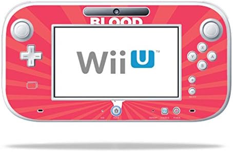 MightySkins Bőr Kompatibilis a Nintendo Wii U Gamepad Vezérlő – Vér, Veríték Cheers | Védő, Tartós, Egyedi Vinil-wrap Borító | Könnyű