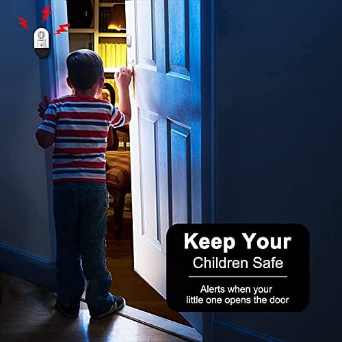 SANJIE Csúszó Ajtó Riasztás Ablak, Riasztó Gyerekeknek Home Safety| 120 db Hangos Vezeték nélküli Nyitva Riasztás Akkumulátor Demens