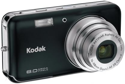 Kodak Easyshare V803 8 MP Digitális Fényképezőgép 3xOptical Zoom (Éjfél Fekete)