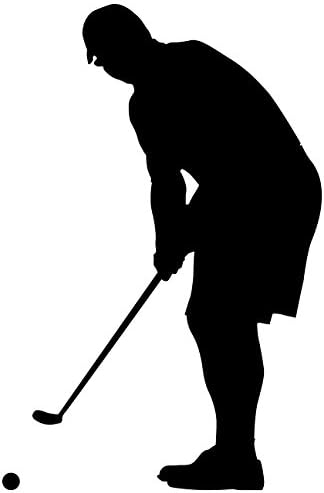 TheVinylGuru Golf Fali Matrica 23 - Matrica öntapadós Matricák, valamint Freskó a Gyerekek, Fiúk, Lányok, Szoba, Hálószoba. Sport