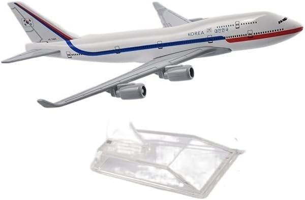 LUKBUT Siklik Aránya Festett Műalkotások esetében: 16cm Korea Egy Boeing 747-Es Repülőgép Modell Modell Meghalni Öntött Fém 1/400 Skála Repülőgép