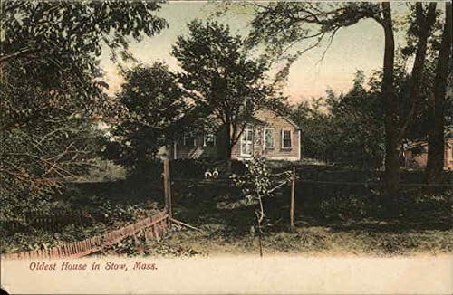 Legrégebbi Ház Elhelyezniük, Massachusetts MA az Eredeti, Antik Képeslap