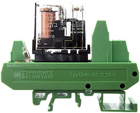 A Phoenix Contact 5520721 Kompakt UMK-SE első 11,25-1 Dugaszolható DPDT Relé Modul