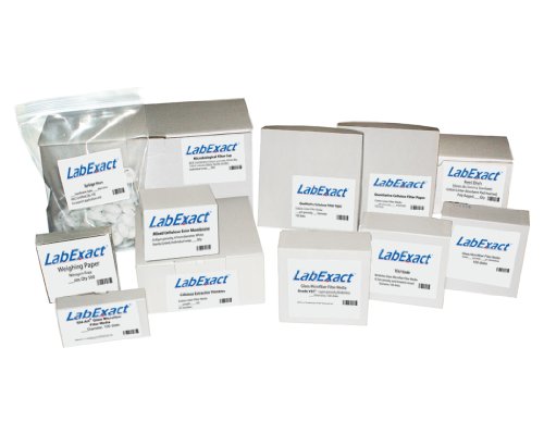 LabExact 1200136 Fokozatú TCLP Savval Mosott Üveg Mikroszálas Szűrő, Binderless Boroszilikát Üveg, 0.7 mm 9.0 cm (Csomag 50)