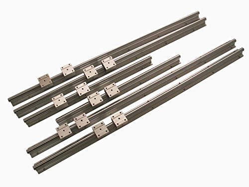 Hezukyp CNC Lineáris Kit SBR20 Támogatás Vasúti RM1605 Ballscrew 400/1500/2500mm