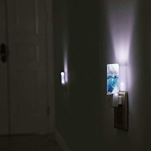 AWNEVZU Vicces Delfin Tengeri Éjszakai Fény Csatlakozóját a Fali Gyerekeknek Csatlakoztassa a LED-es Éjjeli Automatikus Érzékelő Alkonyat Hajnal